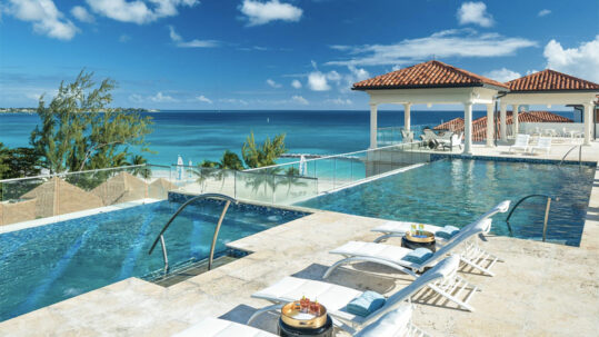 The only rooftop pool at a Sandals resort in Barbados reopen